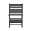 Flash Furniture Gray All-Weather Outdoor Rocking Chair, 2PK 2-LE-HMP-2002-110-GY-GG